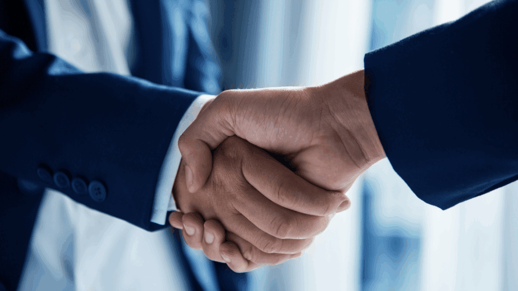 Geschäftspartnerschaft Handschlag
